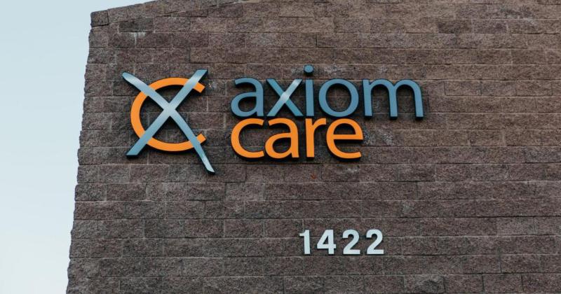 Axiom Care exterior sign